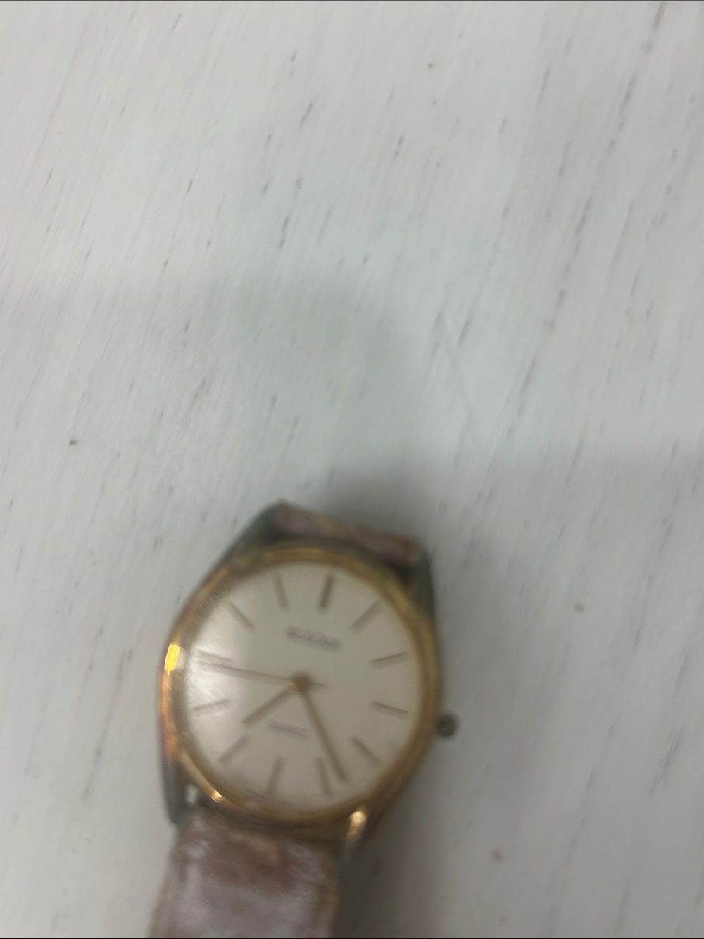 Bulova Gold-Tone Dial only no strap